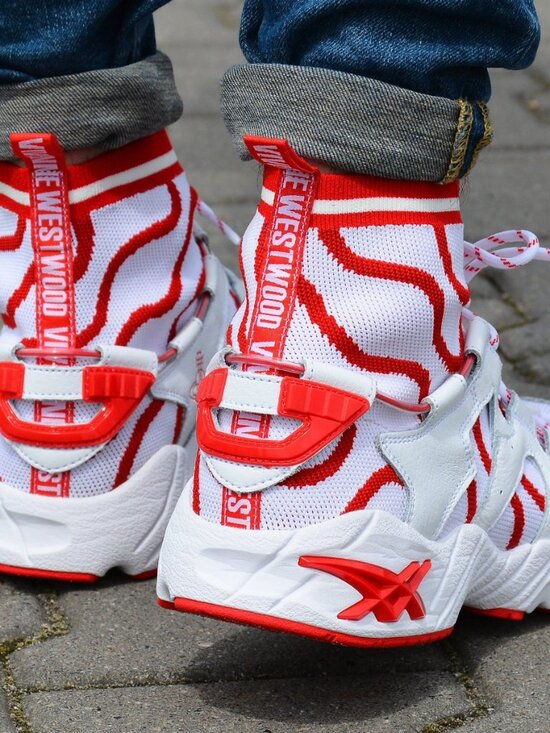Vivienne Westwood x ASICS Gel-mai Knit In White/fiery Red MEN 10 main image 5
